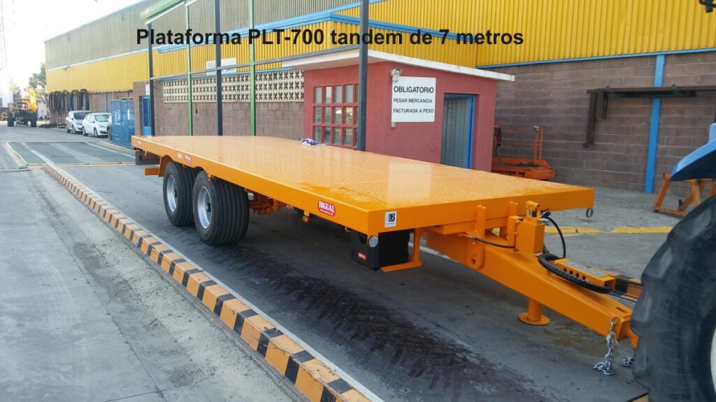 Plataforma Rigual modelo PLT-700 Tandem de 7 metros