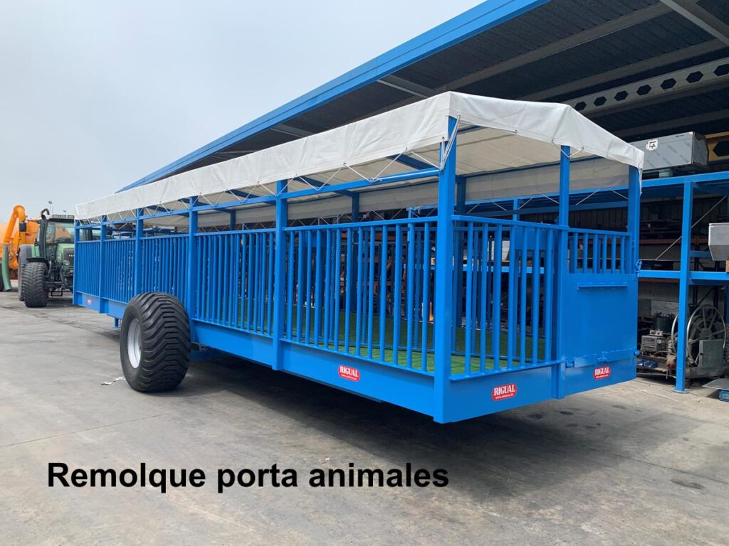 Remolque porta animales