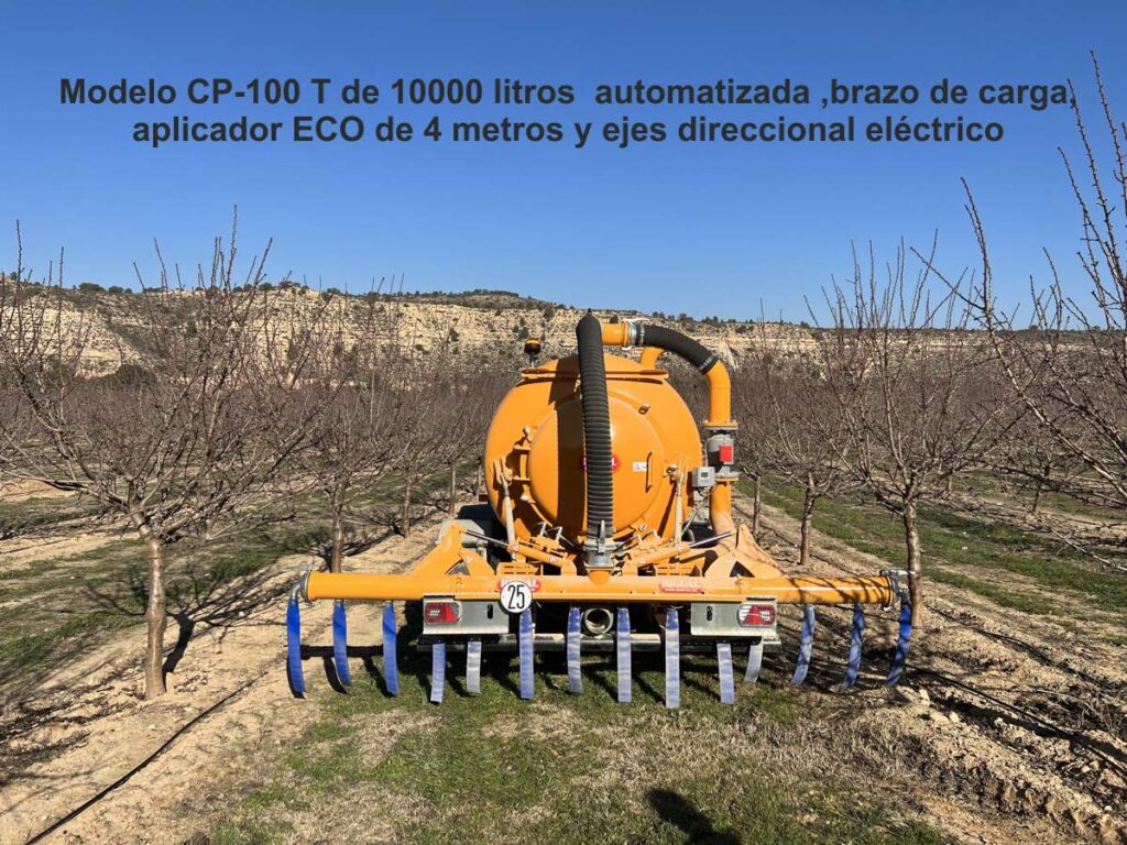 Cisterna Rigual Modelo CP-100T automatizada