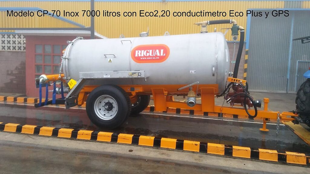 Modelo CP-70 Inox 7000 litros con Eco2,20