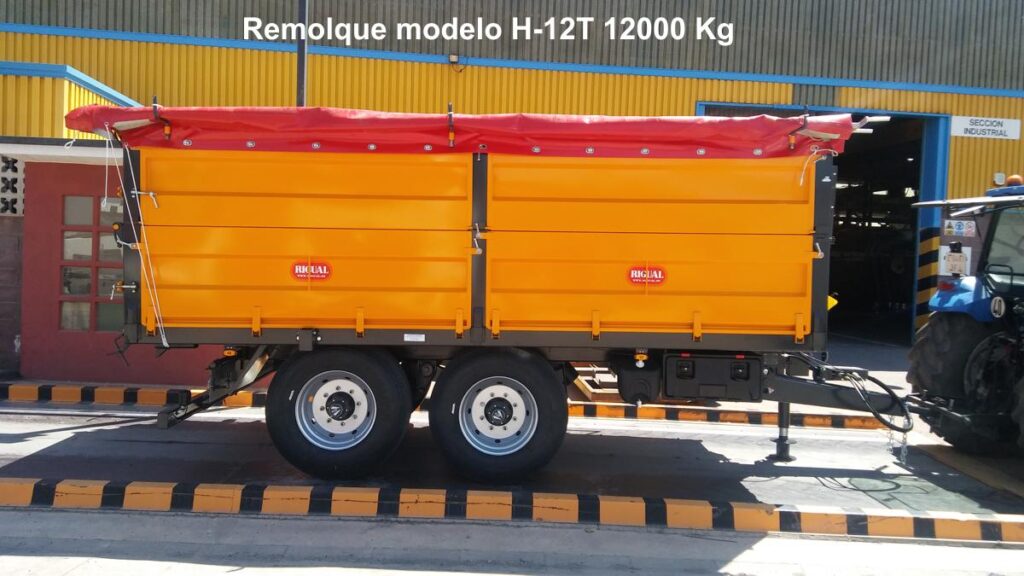 Remolque agrícola rigual modelo H-12