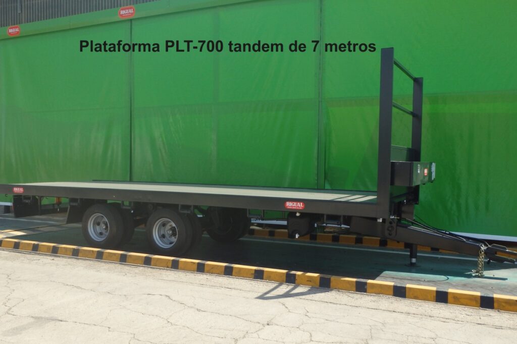 Plataforma agrícola Rigual PLT-700 tandem de 7 metros