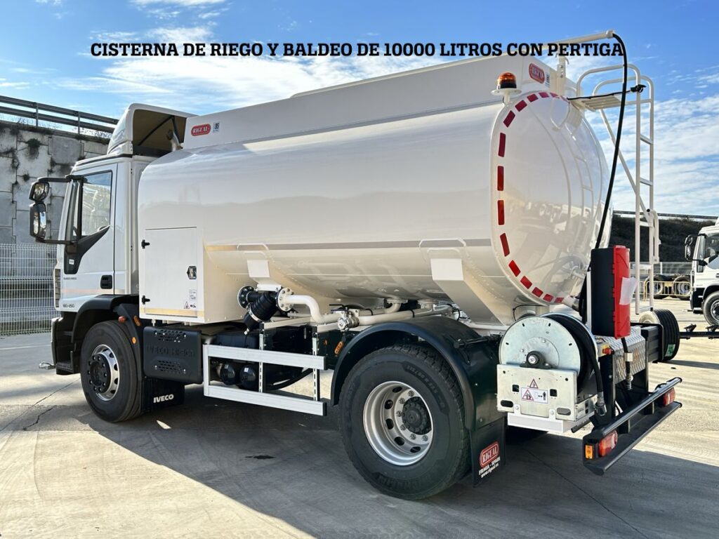 Cisterna de 10000 litros de Riego y baldeo