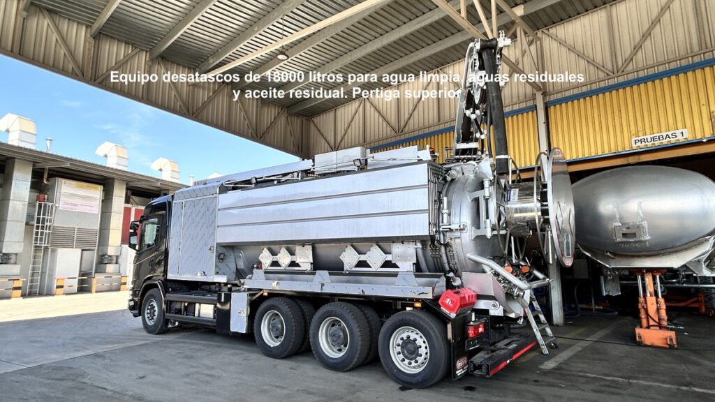 Equipo desatascos 18000 litros