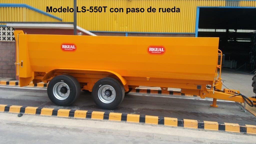 Bañera agrícola viña rigual LS-550T CON PASO DE RUEDA