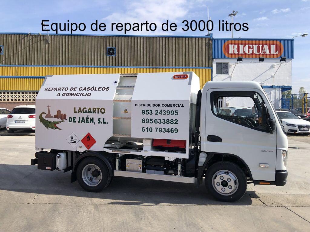 Equipo de reparto de 3000 litros