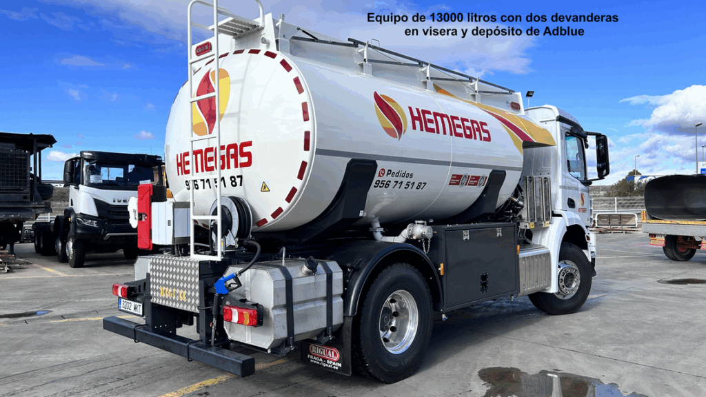 camión cisterna de HEMEGAS