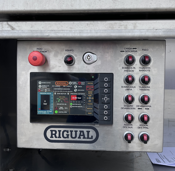 panel de control de Rigual