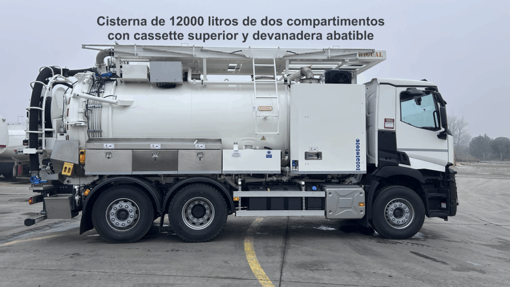 cisterna de 12.000 litros con dos compartimentos