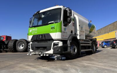 Solución de riego y baldeo de 10.000 L con sistemas automatizados y cámaras IA