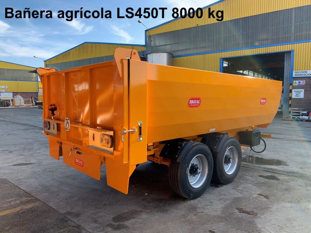 Bañera agrícola rigual LS450T 8000 kg